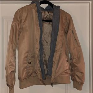 Zip up bomber jacket